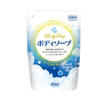 【まとめ買い】詰替用ボディソープせっけんの香り 容量400ML×20点セット ロケット石鹸 ボディソープ - MONOW 公式ショップ