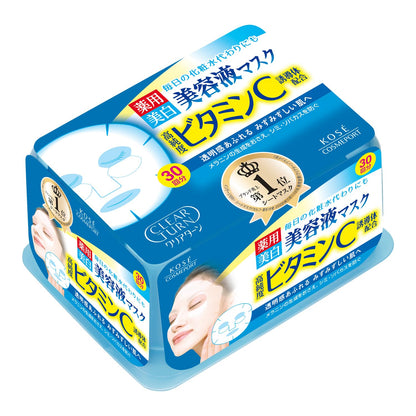 【まとめ買い】クリアターンＶＣエッセンスマスク（ビタミンＣ） 容量30マイ×24点セット コーセーコスメポート シートマスク - MONOW 公式ショップ