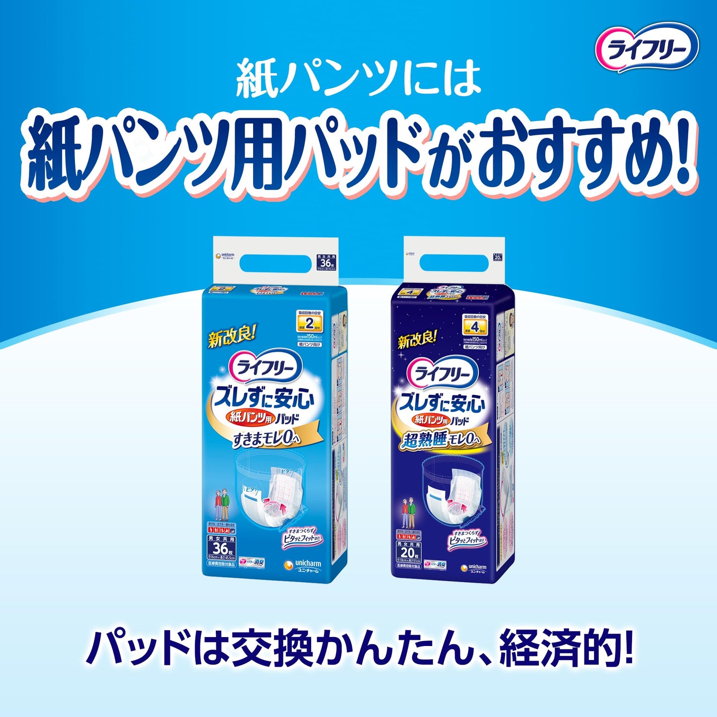 【まとめ買い】ライフリーリハビリパンツＭ 16枚容量16枚×4点セット ユニ・チャーム（ユニチャーム） - MONOW 公式ショップ