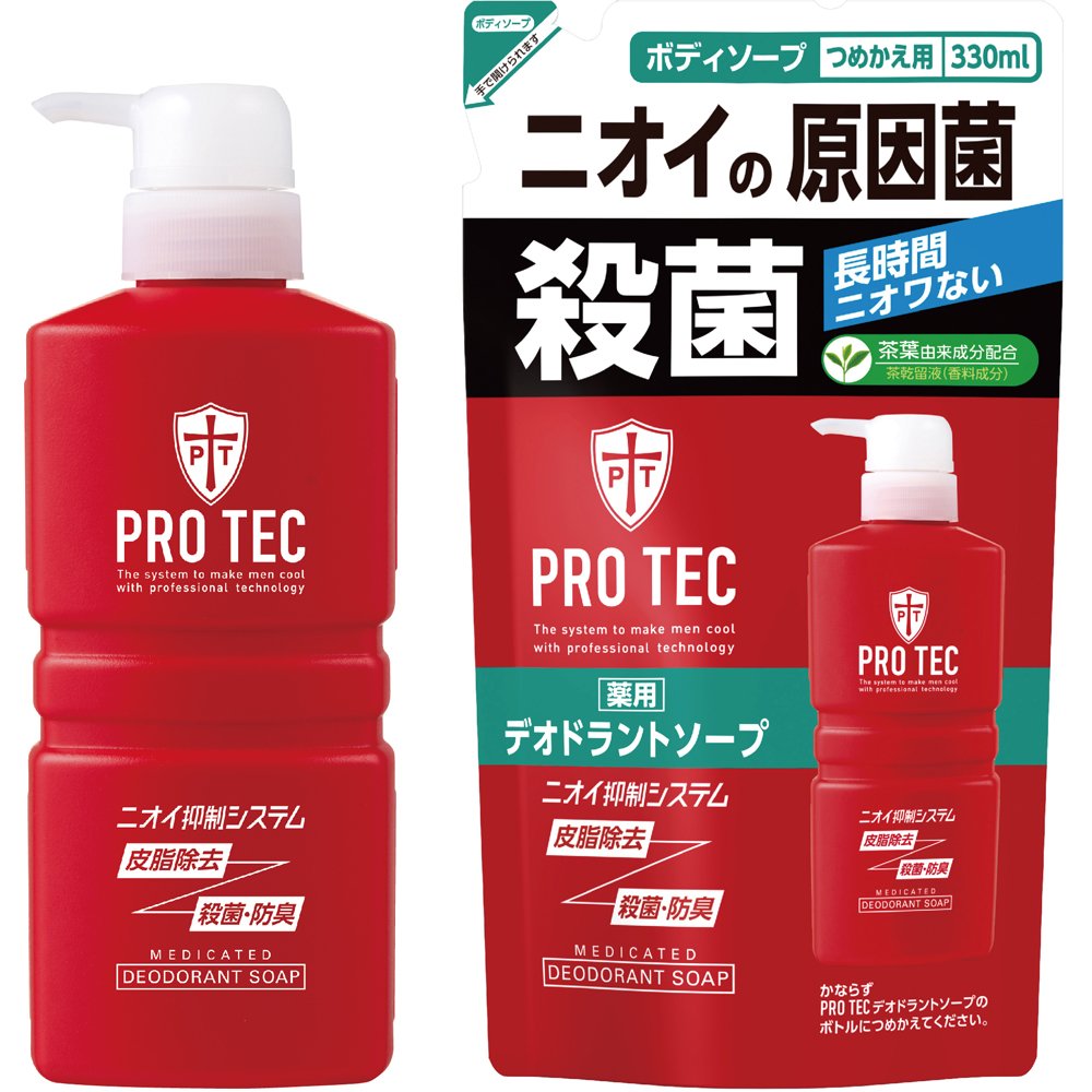 【まとめ買い】ＰＲＯ　ＴＥＣ　デオドラントソープ　つめかえ用　330ML容量330ML×20点セット ライオン ボディソープ - MONOW 公式ショップ