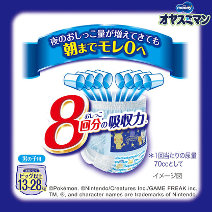 【まとめ買い】オヤスミマン　男の子ＢＩＧ以上　２２枚 容量22枚×3点セット ユニ・チャーム（ユニチャーム） オムツ