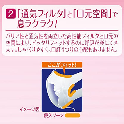 【まとめ買い】超立体マスク　スタンダード　小さめ　３０枚 容量30枚×18点セット ユニ・チャーム（ユニチャーム） マスク