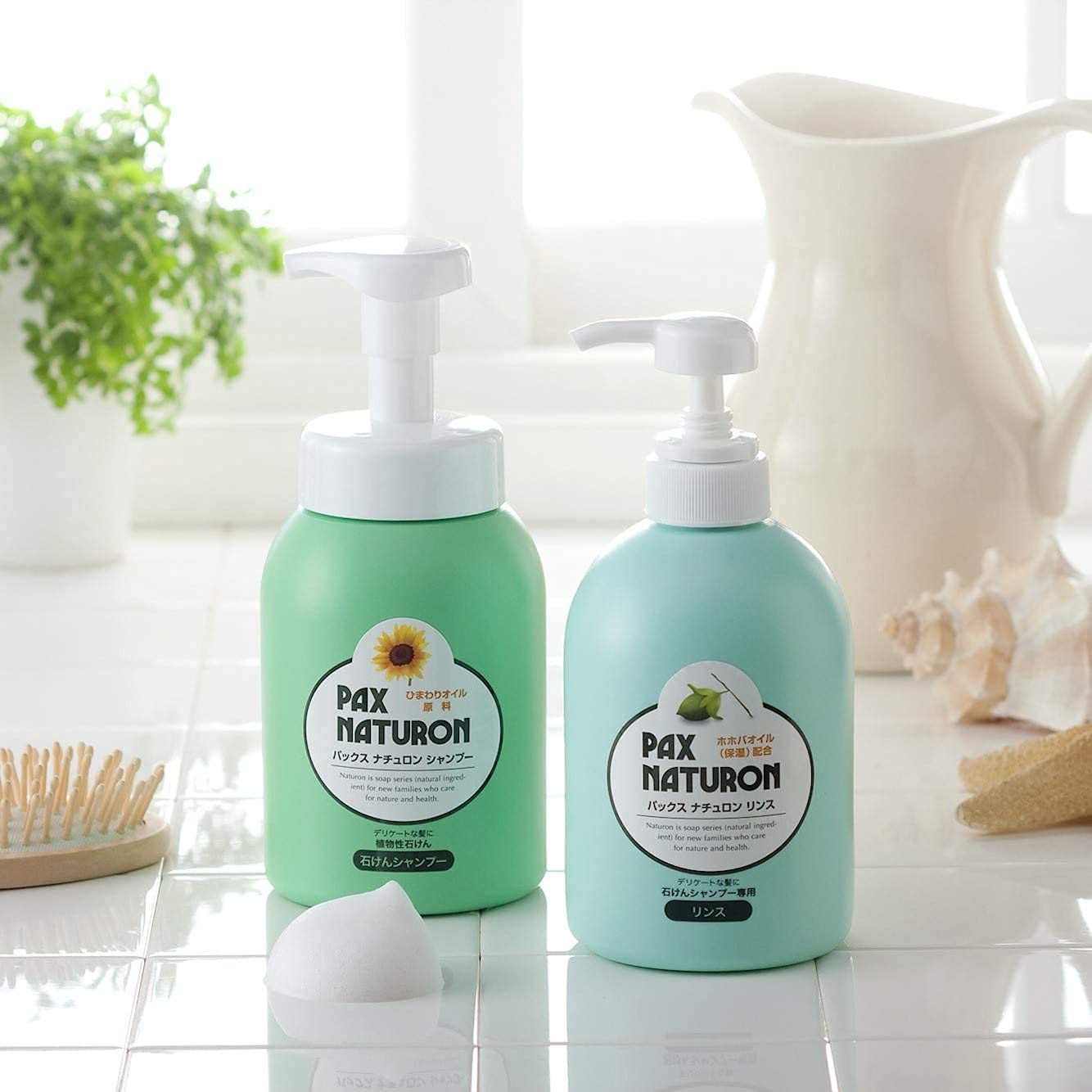 【まとめ買い】パックスナチュロン泡状ポンプ式シャンプー５００ＭＬ 容量500ML×12点セット 太陽油脂 シャンプー