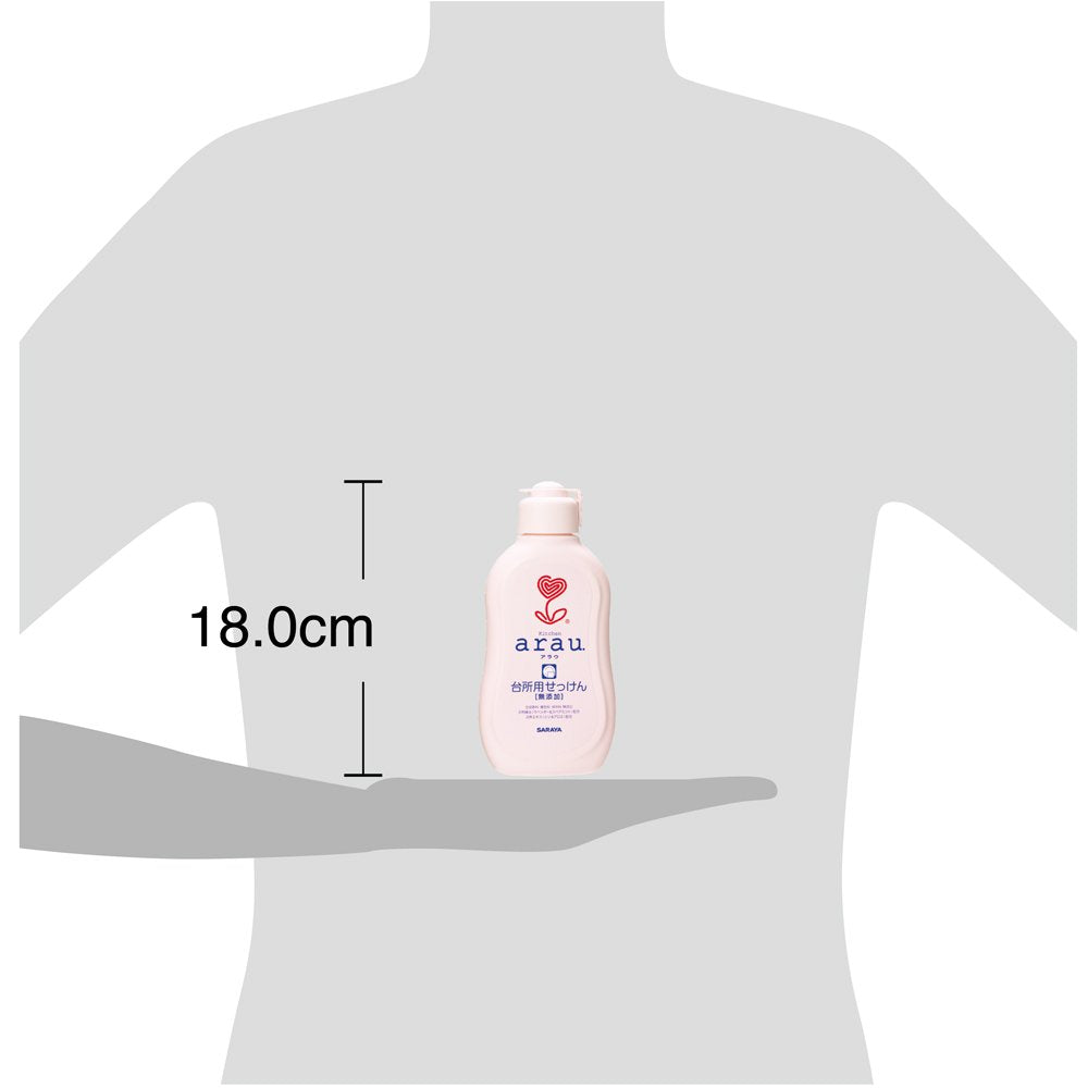 【まとめ買い】アラウ．台所用せっけん 容量400ML×18点セット サラヤ 食器用洗剤・自然派
