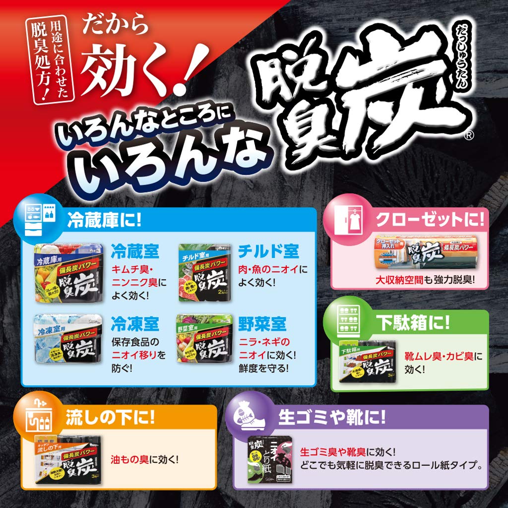 【まとめ買い】エステー　脱臭炭こわけキッチン流しの下用