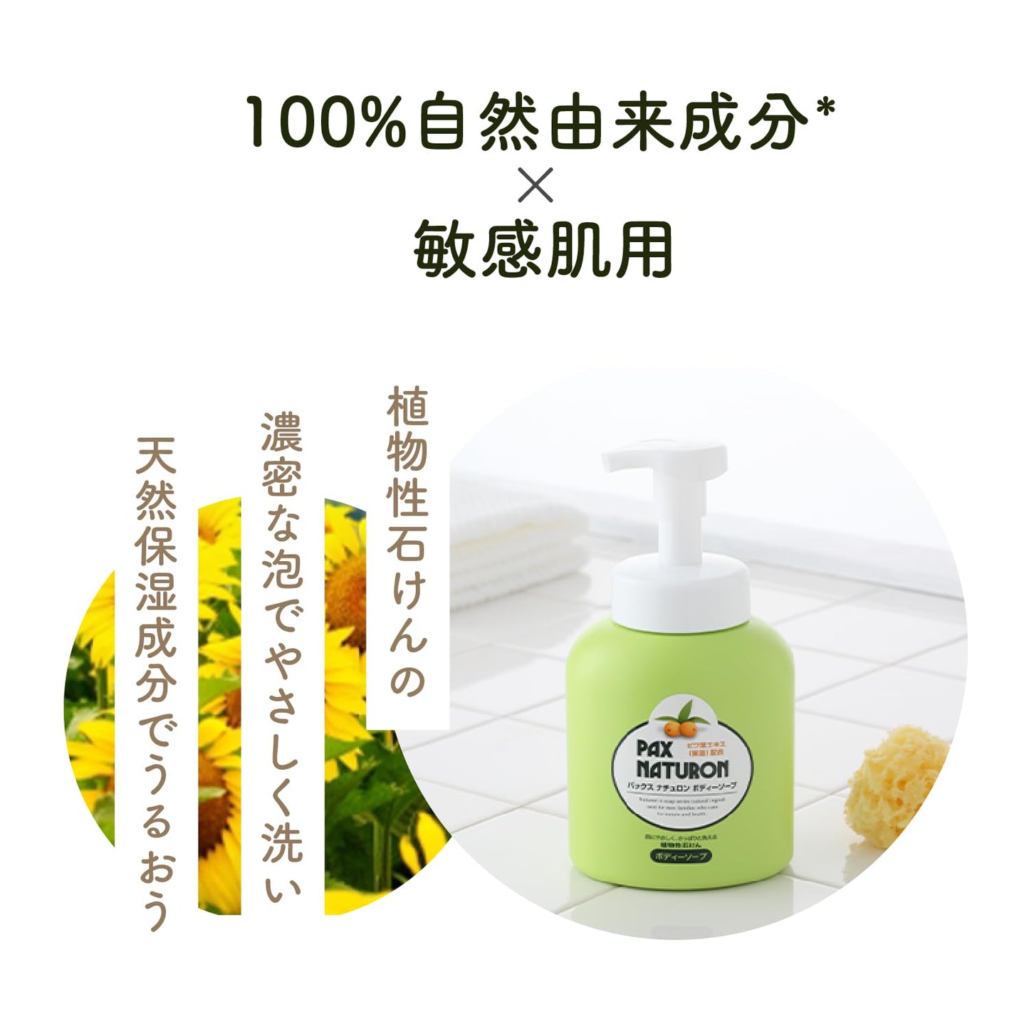 【まとめ買い】パックスナチュロンボディソープ５００ＭＬ　Ｎ 容量500ML×12点セット 太陽油脂 ボディソープ