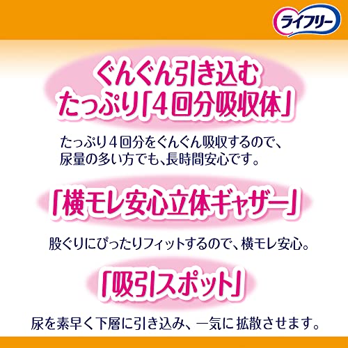 【まとめ買い】ライフリ－長時間あんしん尿とりパッド４２枚 容量42枚×3点セット ユニ・チャーム（ユニチャーム） 大人用オムツ