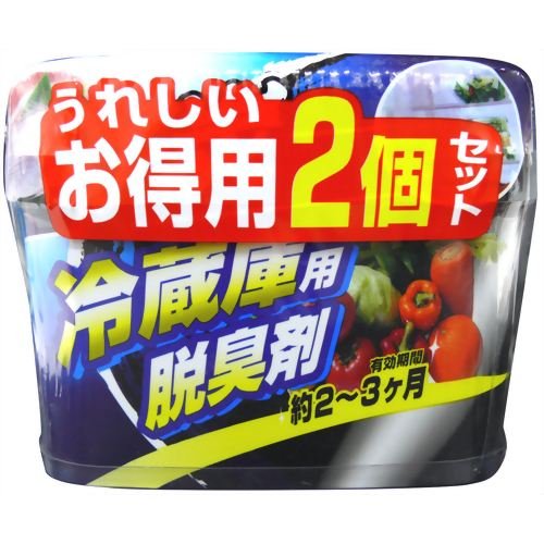 【まとめ買い】炭の冷蔵庫用脱臭剤　２個セット 容量150G×20点セット ウエルコ 芳香剤・冷蔵庫