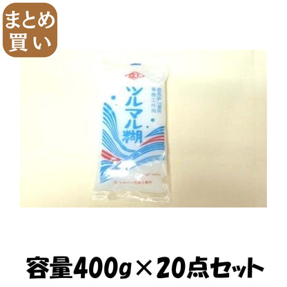 【まとめ買い】シルバー　ツルマル糊 容量400G×20点セット シルバー化成工業所 洗濯糊