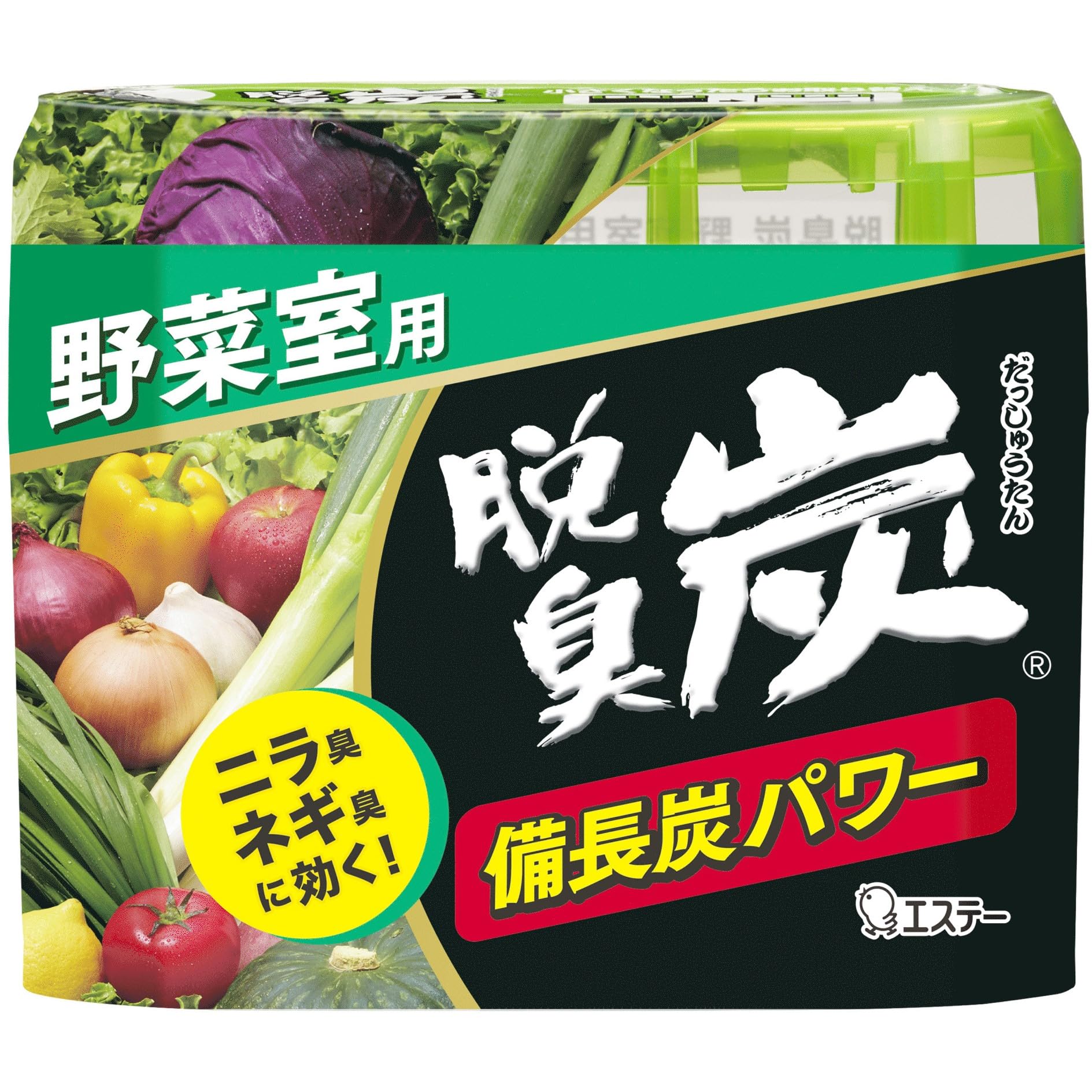 【まとめ買い】脱臭炭　野菜室用 容量140G×24点セット エステー 芳香剤・冷蔵庫