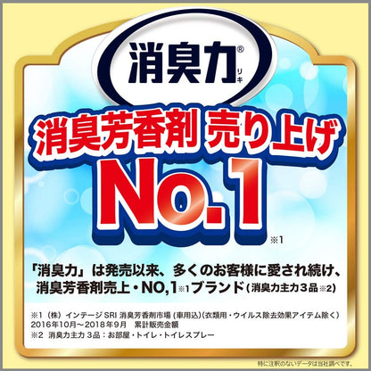 【まとめ買い】消臭力トイレ用　アクアソープ 容量400ML×18点セット エステー 芳香剤・トイレ用