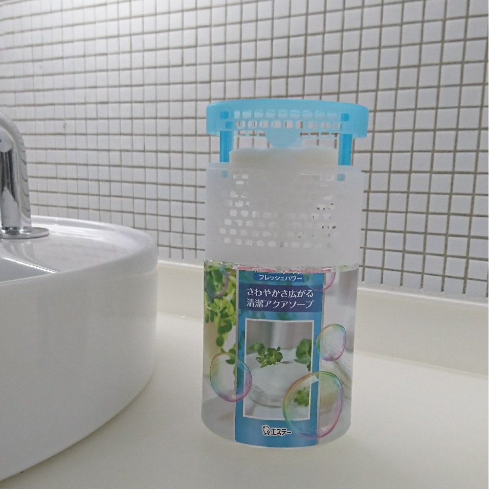 【まとめ買い】消臭力トイレ用　アクアソープ 容量400ML×18点セット エステー 芳香剤・トイレ用