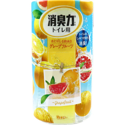 【まとめ買い】消臭力トイレ用　グレープフルーツ 容量400ML×18点セット エステー 芳香剤・トイレ用