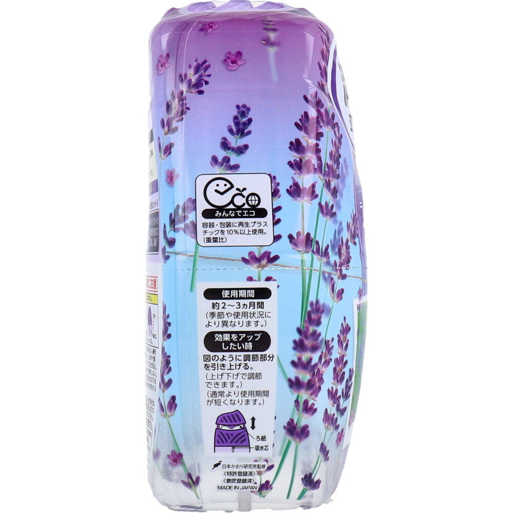 【まとめ買い】玄関・リビング用消臭力　ラベンダー 容量400ML×18点セット エステー 芳香剤・部屋用