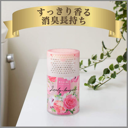 【まとめ買い】消臭力トイレ用　ラブリーブーケ 容量400ML×18点セット エステー 芳香剤・トイレ用