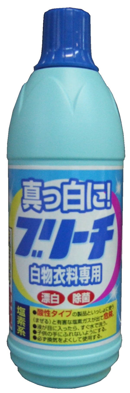 【まとめ買い】衣料用ブリーチ　600ｍｌ 容量600ML×24点セット ロケット石鹸 漂白剤