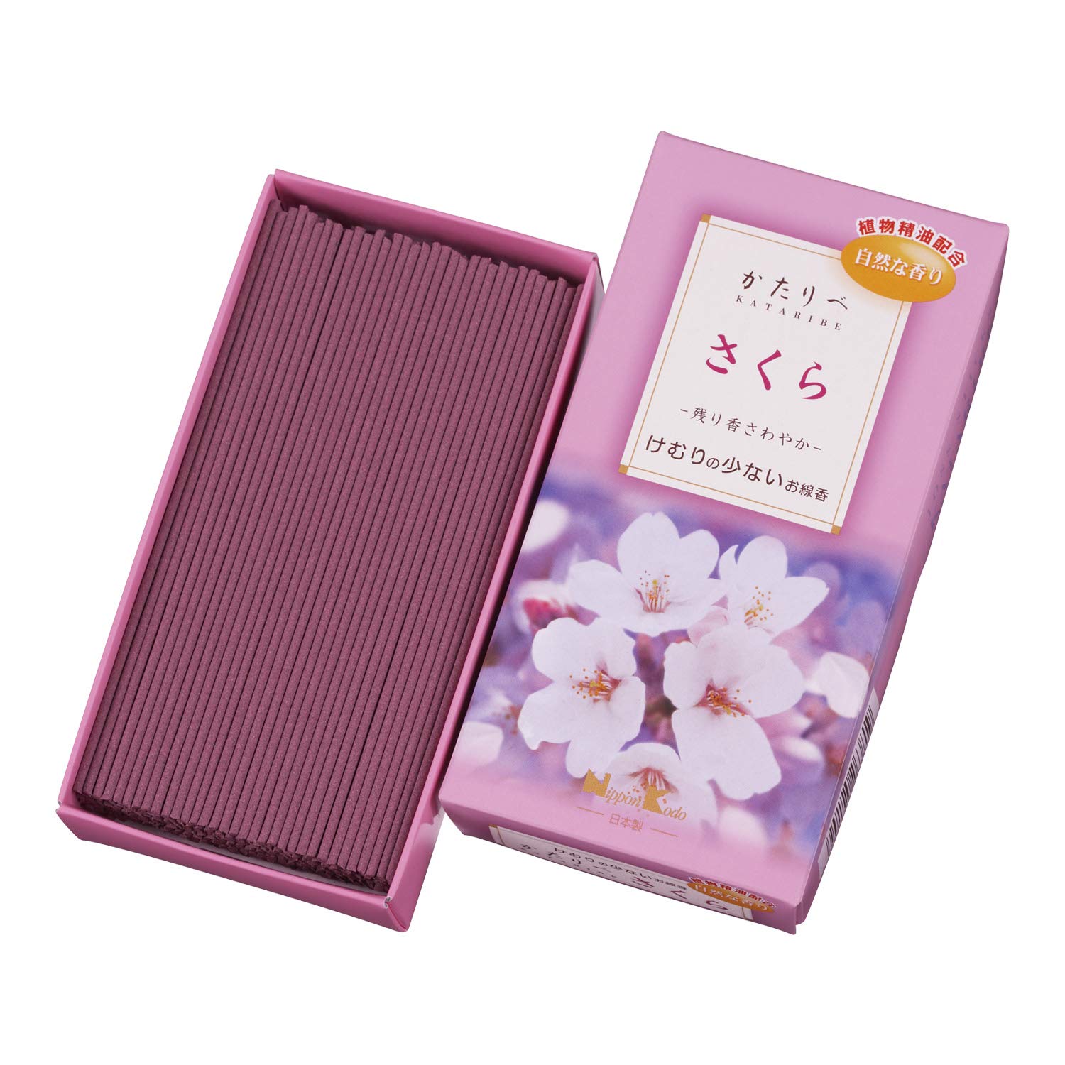 【まとめ買い】かたりべさくらバラ詰 容量194G×5点セット 日本香堂 お線香