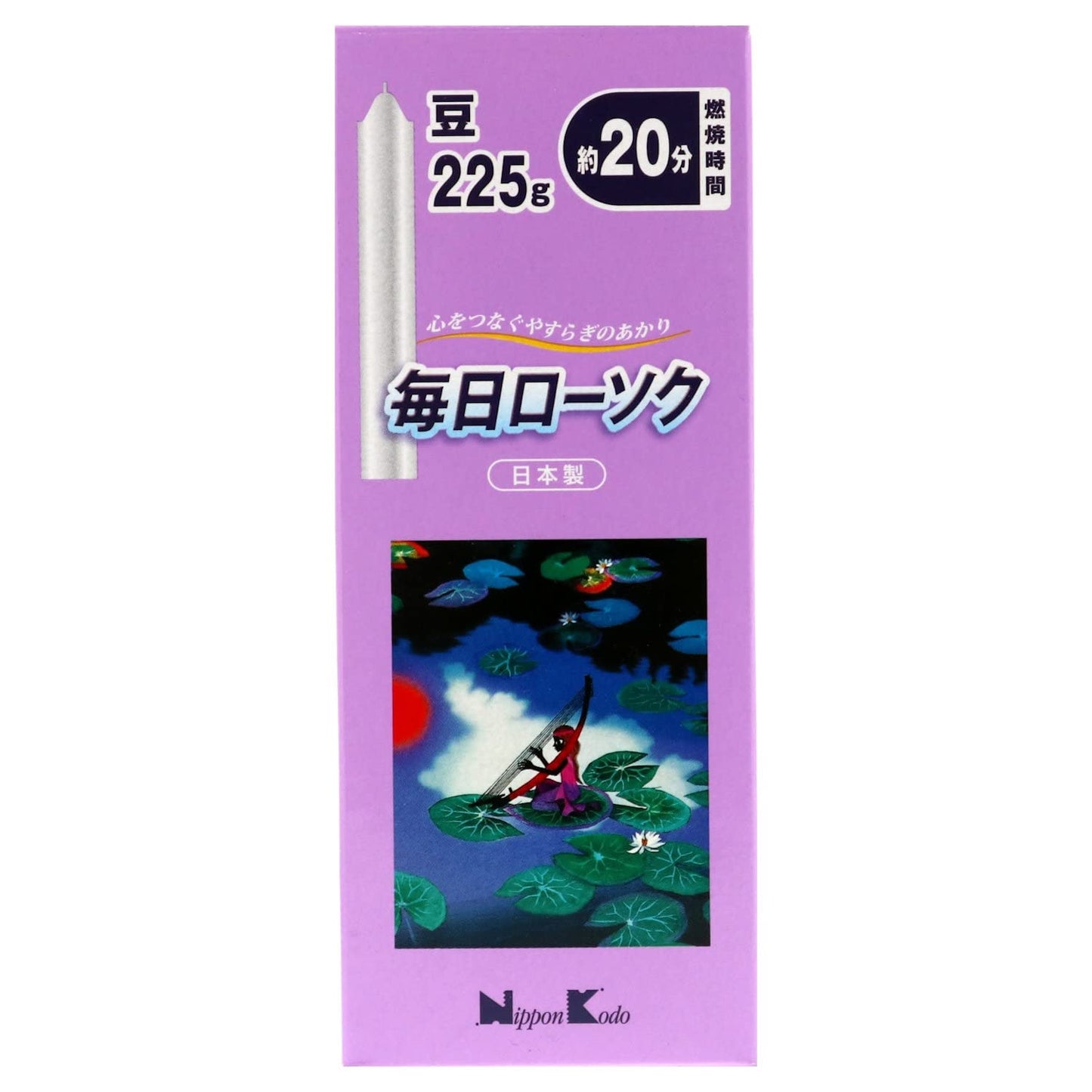 【まとめ買い】毎日ローソク　豆 容量225G×5点セット 日本香堂 ローソク