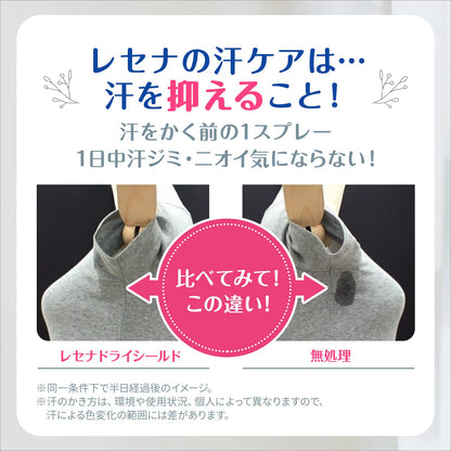 【まとめ買い】レセナ　ドライシールド　パウダースティック　無香性　２０ｇ 容量20G×24点セット 制汗剤・デオドラント