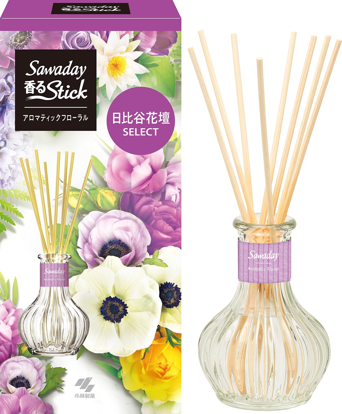 【まとめ買い】サワデー香るStick　アロマティックフローラル 容量70ML×21点セット 小林製薬 芳香剤・部屋用