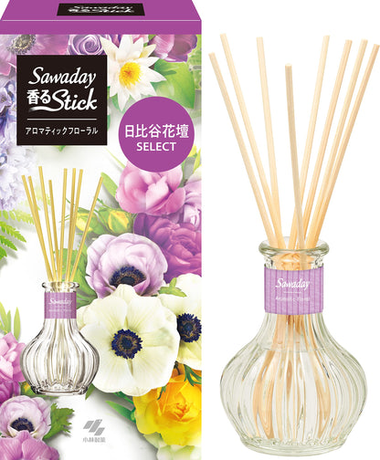 【まとめ買い】サワデー香るStick　アロマティックフローラル 容量70ML×21点セット 小林製薬 芳香剤・部屋用