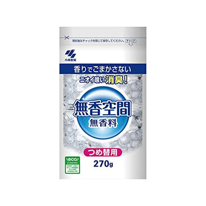 【まとめ買い】無香空間　つめ替用 容量270G×24点セット 小林製薬 芳香剤・部屋用