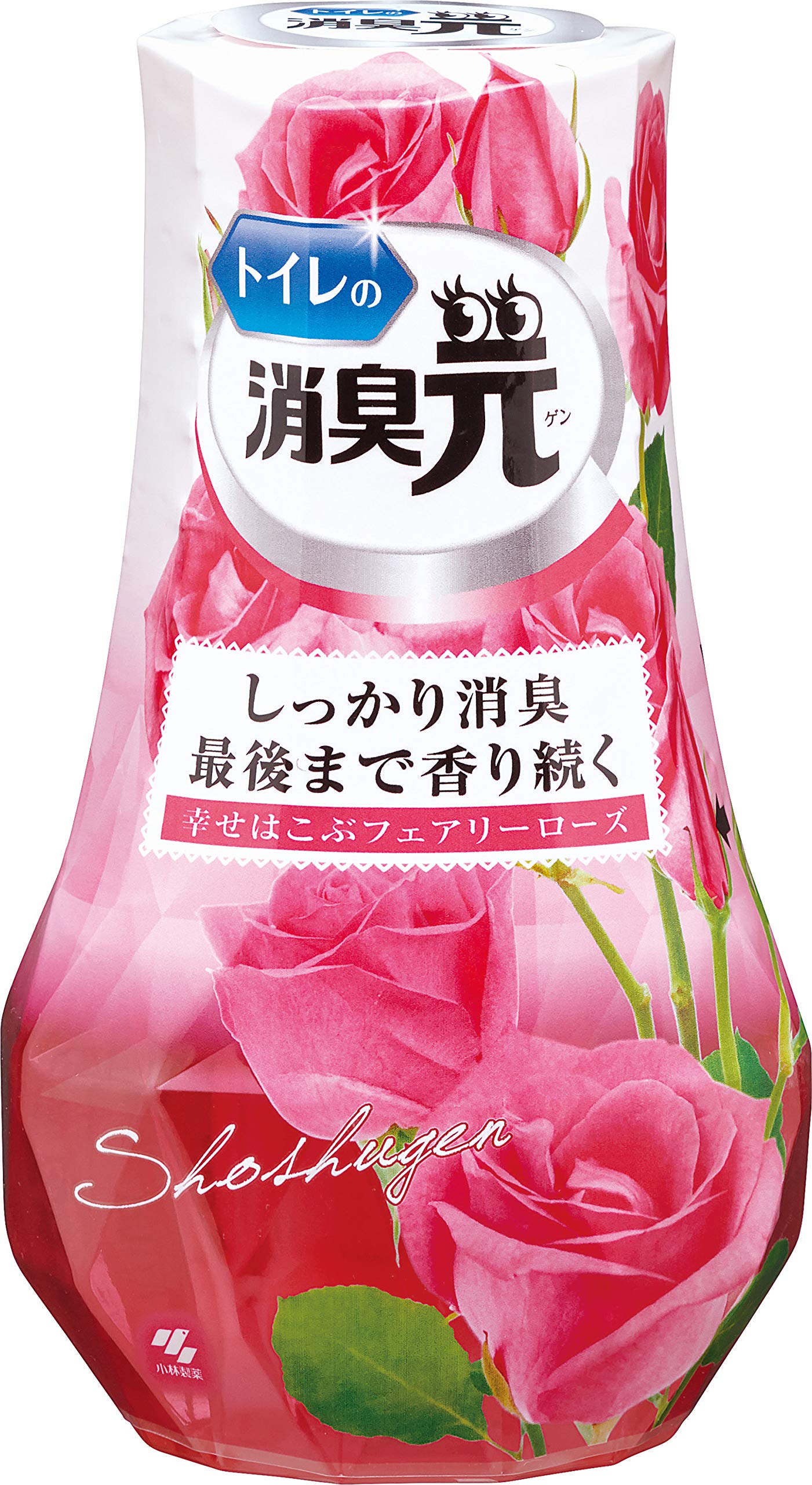 【まとめ買い】トイレの消臭元　幸せはこぶフェアリーローズ 容量400ML×16点セット 小林製薬 芳香剤・トイレ用