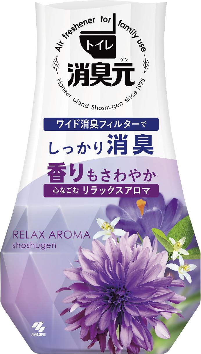 【まとめ買い】トイレの消臭元　心なごむリラックスアロマ 容量400ML×16点セット 小林製薬 芳香剤・トイレ用