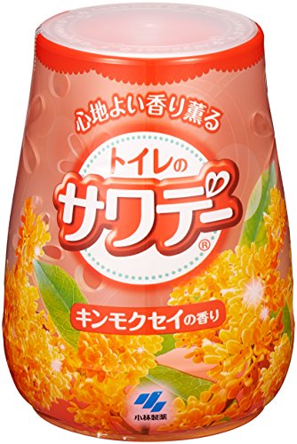 【まとめ買い】サワデー　こころ安らぐキンモクセイの香り 容量140G×24点セット 小林製薬 芳香剤・トイレ用