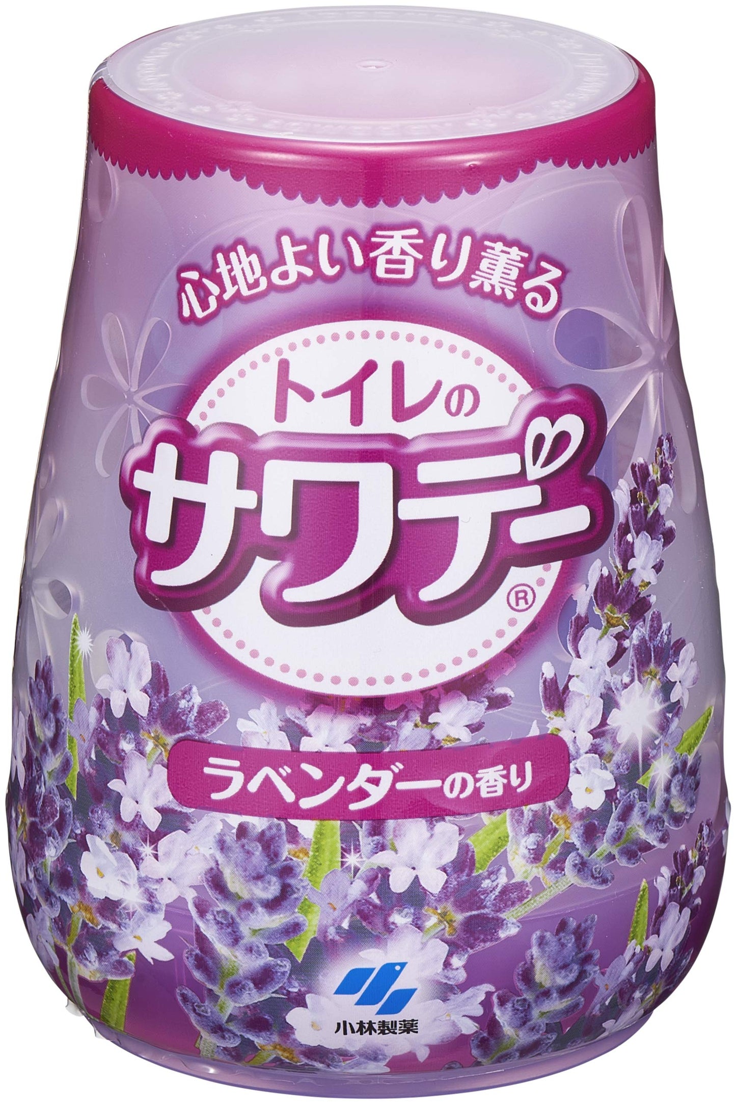 【まとめ買い】サワデー　こころ落ち着くラベンダーの香り 容量140G×24点セット 小林製薬 芳香剤・トイレ用
