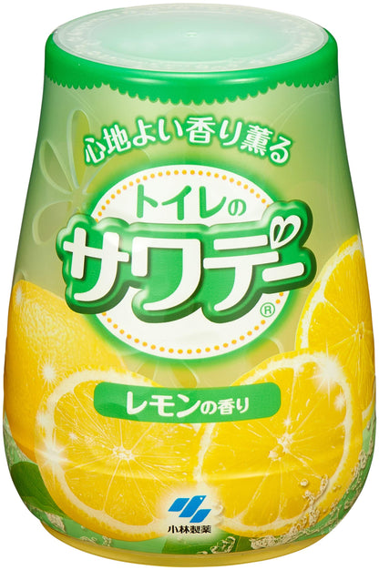 【まとめ買い】サワデー　気分すっきりレモンの香り 容量140G×24点セット 小林製薬 芳香剤・トイレ用