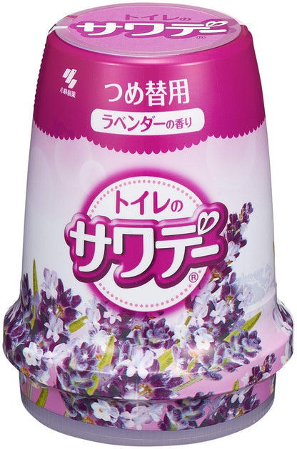 【まとめ買い】サワデー　つめ替用　こころ落ち着くラベンダーの香り 容量140G×28点セット 小林製薬 芳香剤・トイレ用