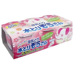 【まとめ買い】水とりぞうさん香り付き３個フローラル５５０ＭＬ 容量550ML×15点セット オカモト 除湿剤