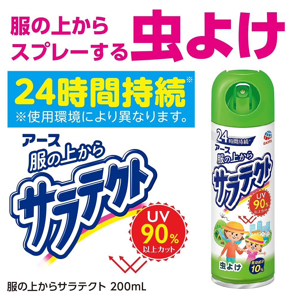 【まとめ買い】服の上からサラテクト 容量200ML×20点セット アース製薬 殺虫剤・虫よけ