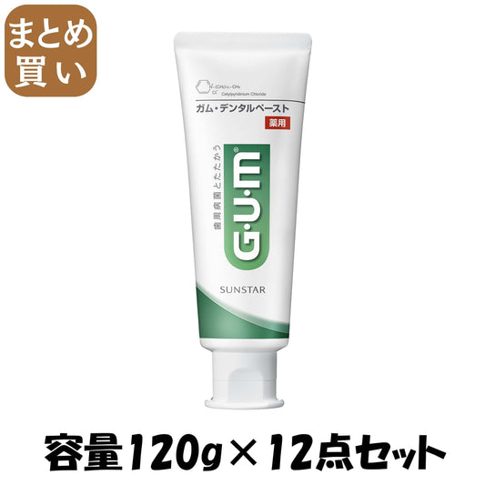 【まとめ買い】ガム・デンタルペースト　スタンディング　１２０ｇ 容量120G×12点セット サンスター 歯磨き