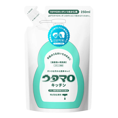 【まとめ買い】ウタマロキッチン詰替　２５０ｍｌ 容量250ML×24点セット 東邦 食器用洗剤