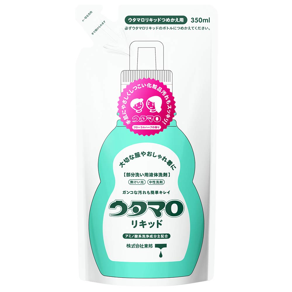 【まとめ買い】ウタマロリキッド詰替　３５０ｍｌ 容量350ML×24点セット 東邦 衣料用洗剤