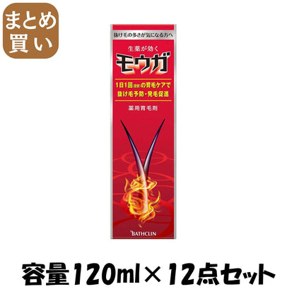 【まとめ買い】赤モウガ薬用育毛剤 容量120ML×12点セット バスクリン 育毛剤・養毛剤