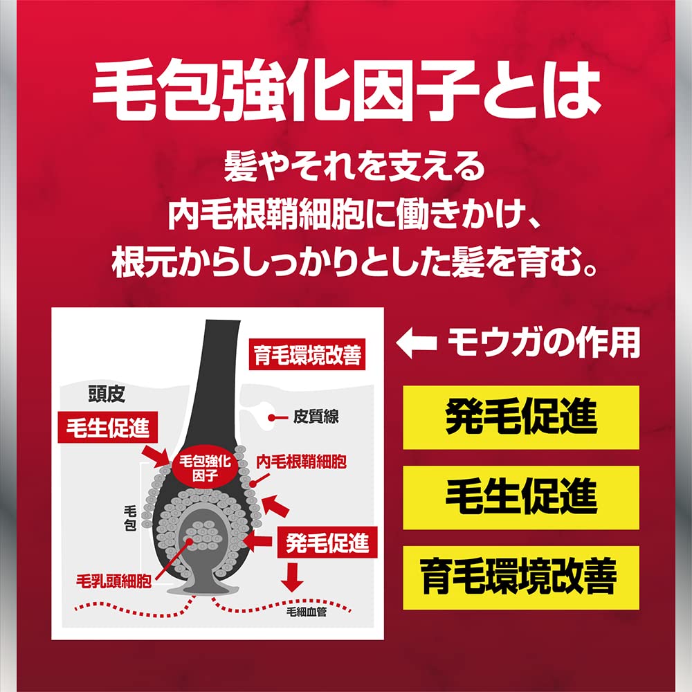 【まとめ買い】赤モウガ薬用育毛剤 容量120ML×12点セット バスクリン 育毛剤・養毛剤