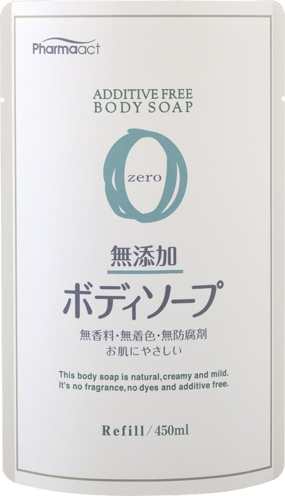 【まとめ買い】ファーマアクト　無添加ボディソープ　詰替用 容量450ML×24点セット 熊野油脂 ボディソープ