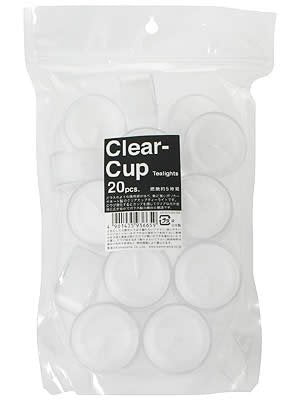 【まとめ買い】クリアカップティーライト２０個入 容量400G×12点セット カメヤマ ローソク