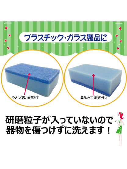 【まとめ買い】Ｈホーム　キッチンスポンジ５Ｐ 容量1ｺ×10点セット キクロン たわし・ふきん