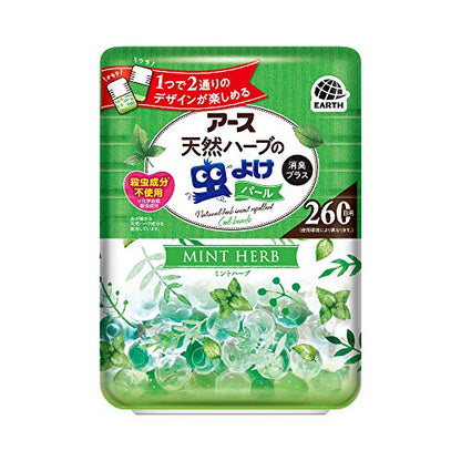 【まとめ買い】バポナ　天然ハーブの虫よけパール　260日用　ミントハーブ容量380G×24点セット アース製薬