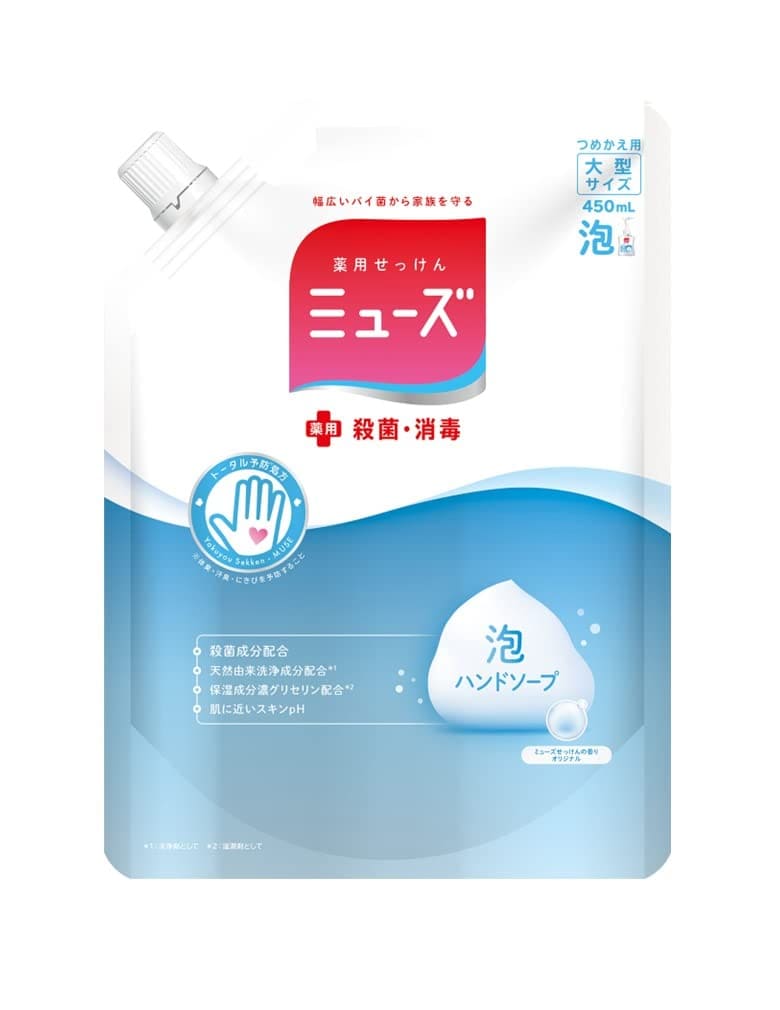 【まとめ買い】ミューズ泡ハンドソープオリジナル大型替４５０ＭＬ 容量450ML×16点セット レキッドベンキーザー ハンドソープ