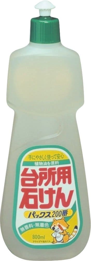 【まとめ買い】パックス２００番　８００ＭＬ 10点セット 太陽油脂 食器用洗剤・自然派