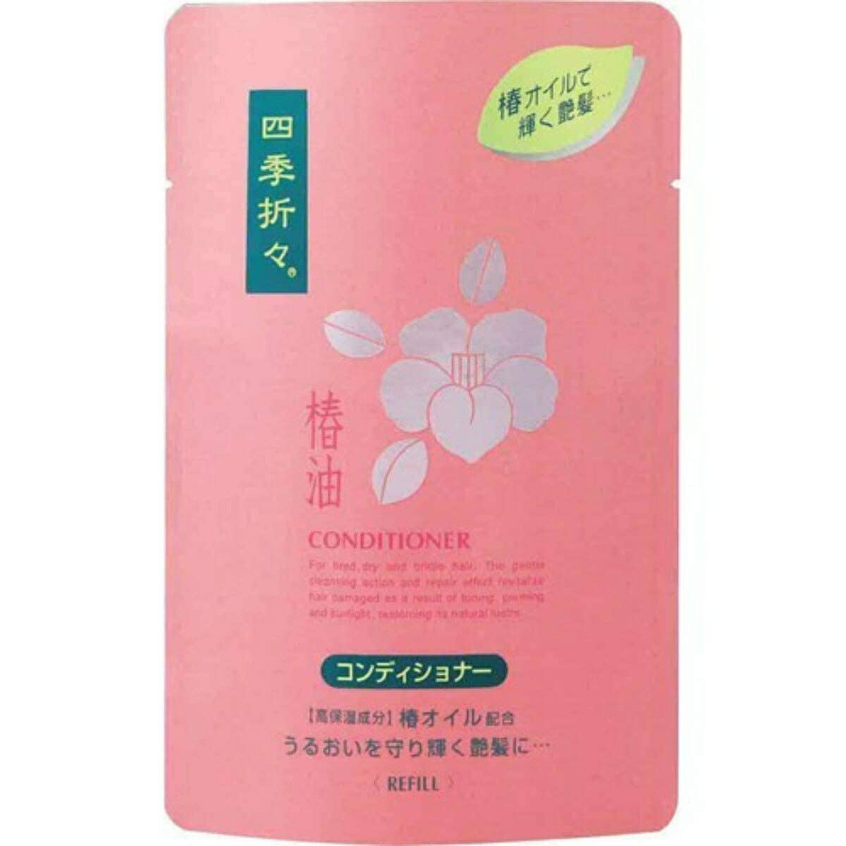 【まとめ買い】四季折々　椿油コンディショナー　詰替用 容量450ML×24点セット 熊野油脂 コンディショナー・リンス