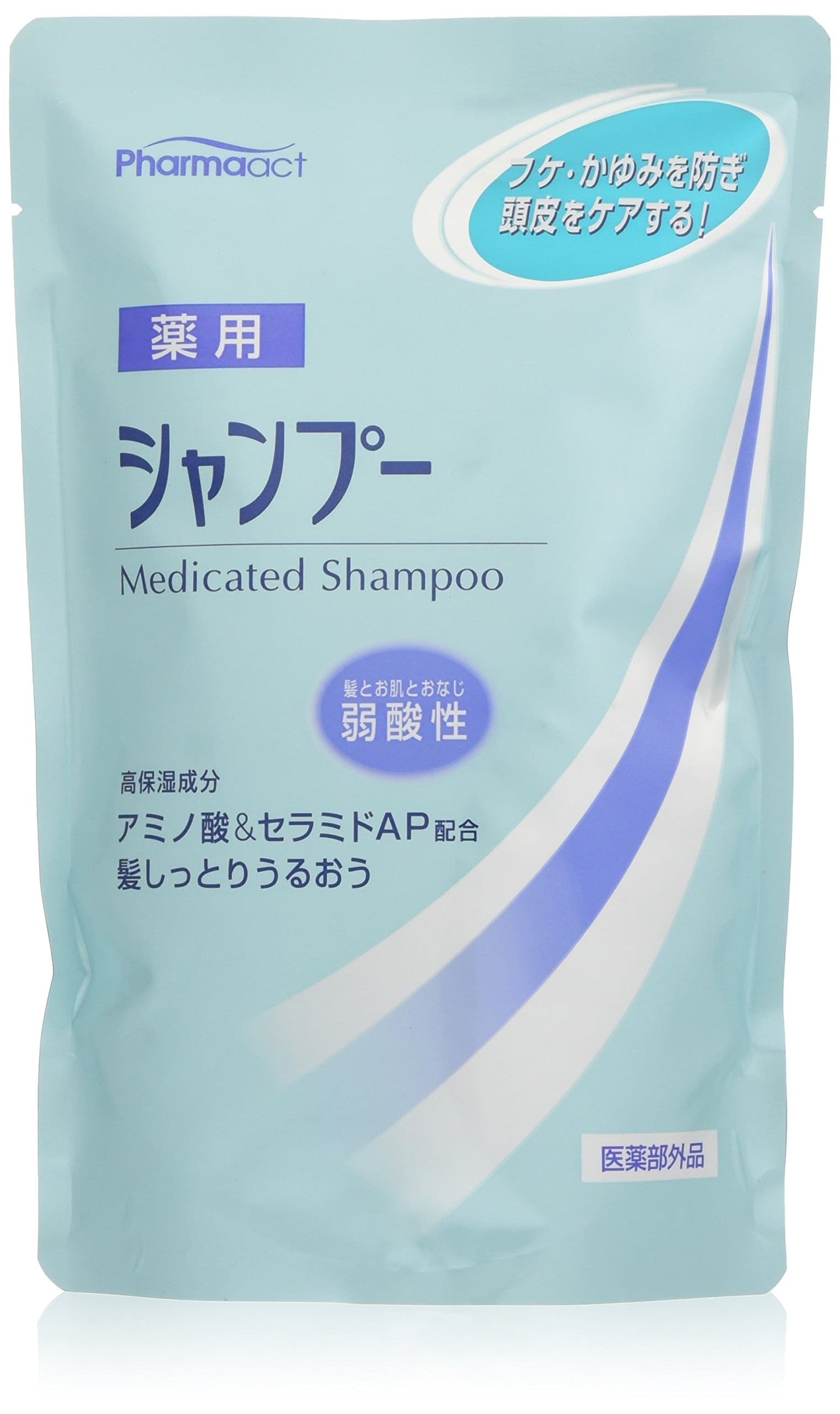 【まとめ買い】ファーマアクト　弱酸性薬用シャンプー 容量400ML×24点セット 熊野油脂 シャンプー