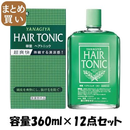 【まとめ買い】柳屋　ヘアトニック　大 容量360ML×12点セット 柳屋本店 スタイリング