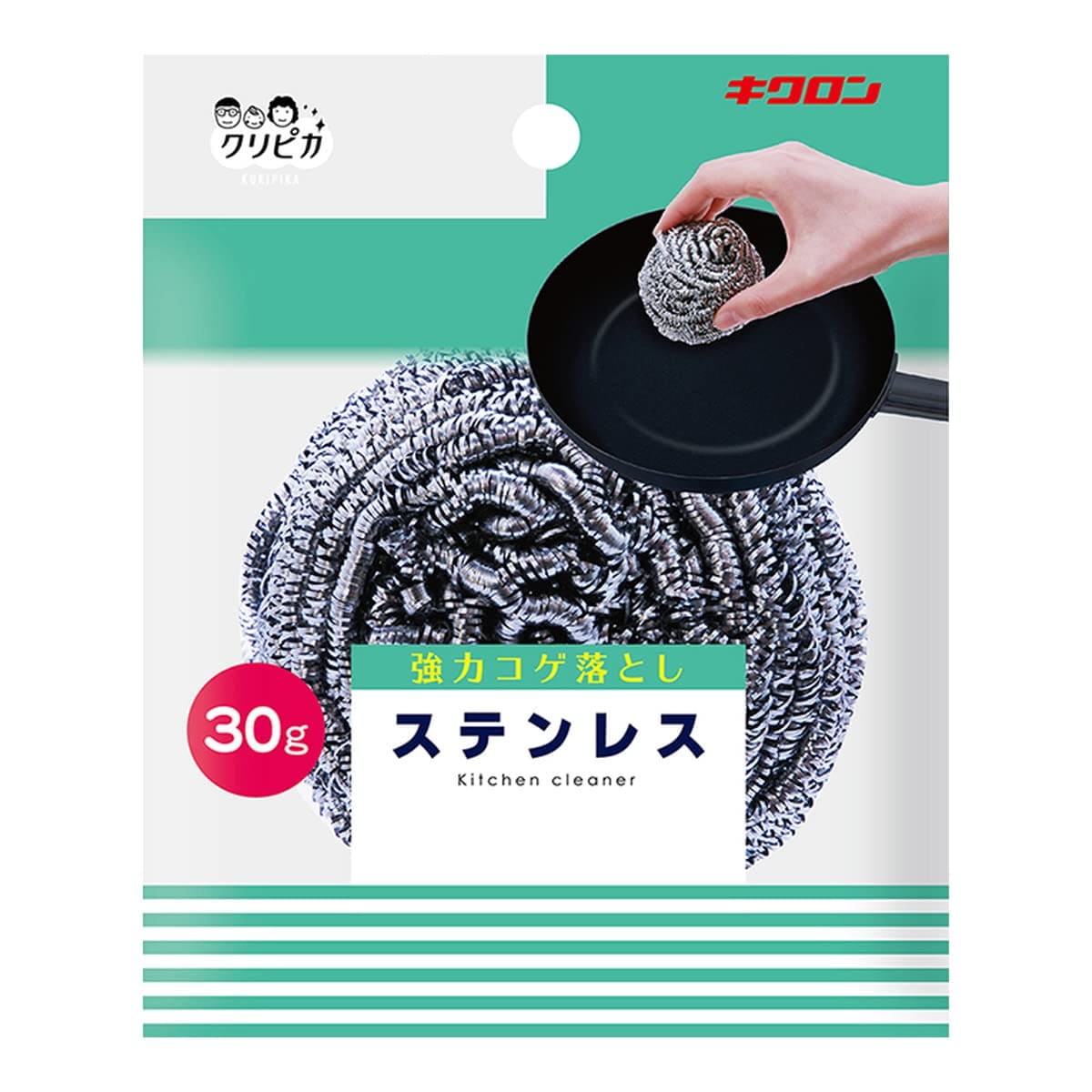 【まとめ買い】キクロン　クリピカ　ステンレス３０ 容量1ｺ×10点セット キクロン たわし・ふきん
