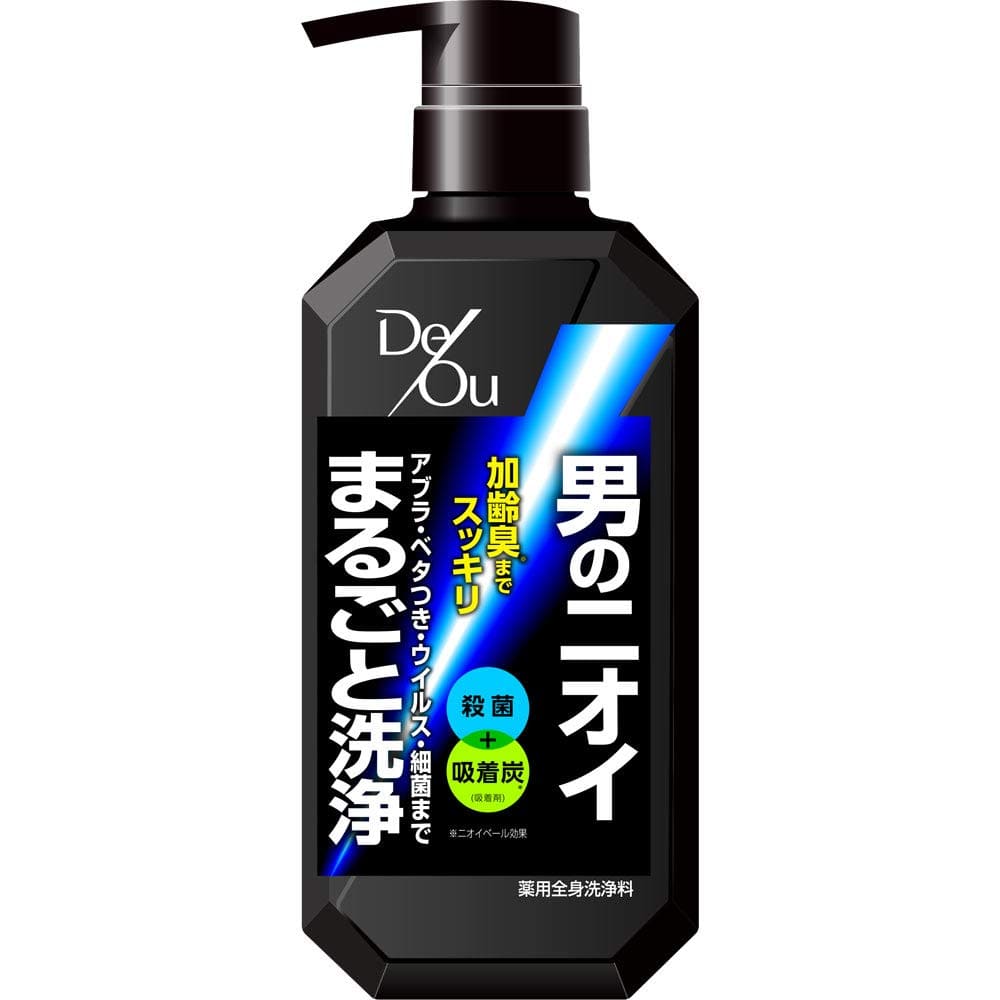 【まとめ買い】デ・オウ　薬用クレンジングウォッシュ　ポンプタイプ 容量520ML×16点セット ロート製薬 ボディソープ